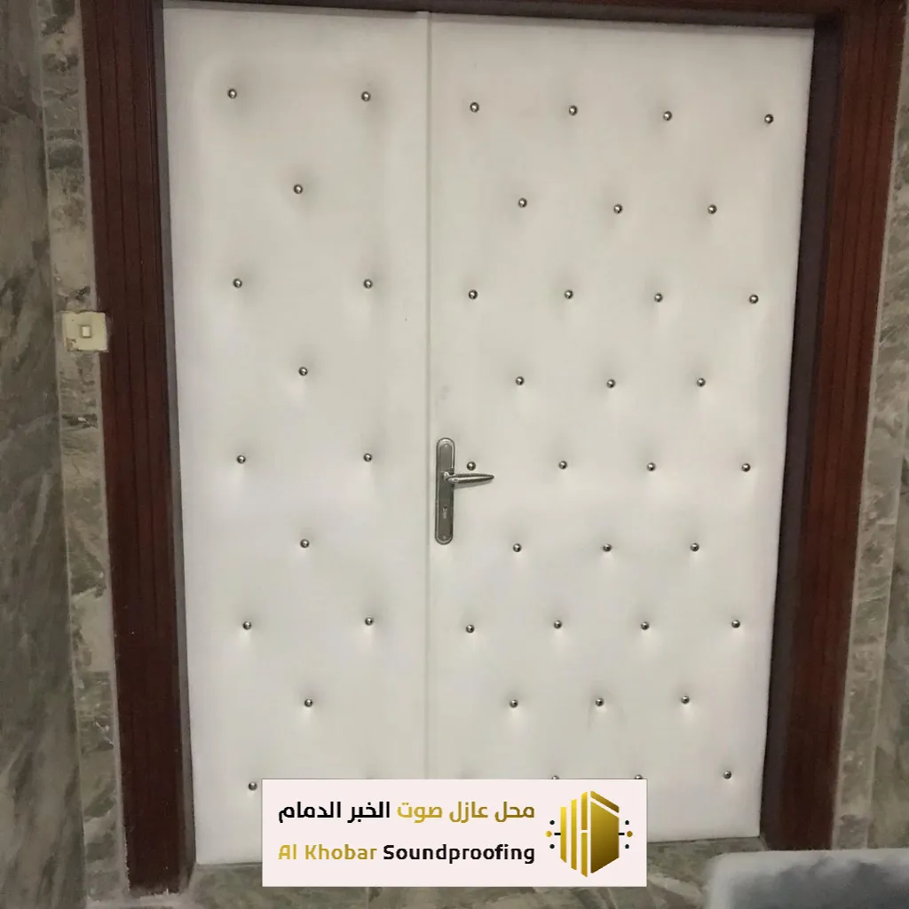 تركيب عازل صوت لباب الشقة في ا 3